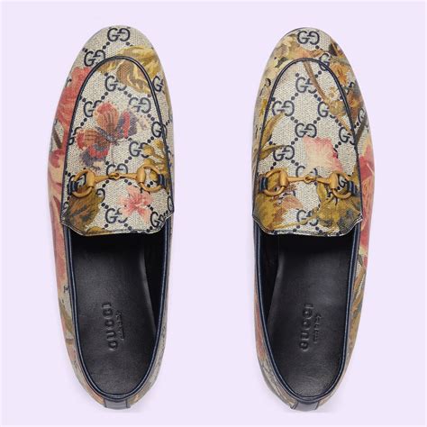 gucci jordaan floral loafer|gucci jordaan velvet loafer.